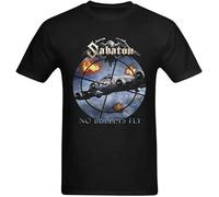 JIAJIAHONG Qukren Men's Sabaton No Bullets Fly Album Cover Size 3XL
