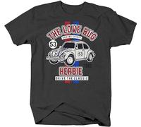 JIAJIAHONG The Love Bug Herbie Drive The No. 53 1963 Movie Fan Tshirt Black Size XL
