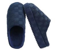 jiajiale Zapatillas para Hogar de los Hombres Cómodas Almohadillas Gruesas Zapatillas de Fascitis Plantar Ortopédica Esponja de Memoria para Mantener Calientes los Zapatos para Hogar en Invierno