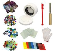 Jiajie Pequeño horno de microondas kit 10pcs/set para DIY joyería vidrio fusiones