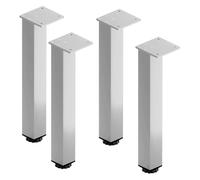 JIAJUTUI001 4 Piezas Patas de Armarios Regulables,Soporte Pies para Muebles de Metal Patas de Repuesto duraderas para Mesas, sofás, armarios y Otros Muebles del hogar