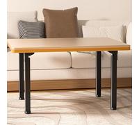 JIAJUTUI001 4 Piezas Patas de Mesa Plegables de Hierro de 90 °,Patas de Repuesto Mesa de Soporte de Muebles de Metal para Ordenador portátil, para Cama, Armario (50cm(19.6in))