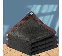 JIAJUTUI001 Protector Solar Sombra Malla Sombreadora Sun Net de 12 Pines,Toldo Vela de Sombra Negra,Malla de Ocultación,con Ojales Red Resistente a UV para Granero (10x20m(32.81x65.62ft))