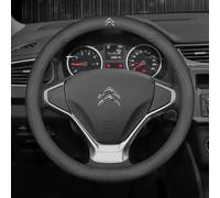 Jialet Coche Funda Volante para Citroen C4 Grand Picasso 2011-2016, Cuero Cubierta Volante Coche Cubre Funda Protección Volante Antideslizante Protector Accesorios Coches Interior Decoracion