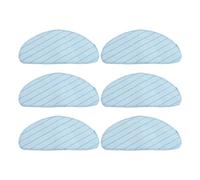 JIALEWUDILL 6 Toallitas Compatibles con Ecovacs, Compatibles con DEEBOT, T9 Robot Aspirador, Almohadilla De Fregona Lavable, Paño De Fregona, Trapo