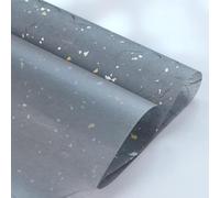 JIALIU 10 Piezas de Oro Impermeable y amp; Silver Dots Dream Cloud Dragon Paper Bouquet Papel de Regalo Papel de Embalaje Artesanal