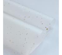 JIALIU 10 Piezas de Oro Impermeable y amp; Silver Dots Dream Cloud Dragon Paper Bouquet Papel de Regalo Papel de Embalaje Artesanal