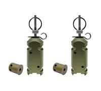 Jialouboo 2X Dispositivo de Alarma de Cable Perimetral, Accesorios de Calibre 12 con de Seguridad de Alerta Temprana de 22 Opciones para Seguridad de Campamentos