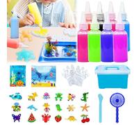 JIAMIAN Juego De Juguetes De Duende De Agua, Modelo De Gel Biológico Marino, Rompecabezas 3d, Juego De Cristal Bricolaje, Colores Aleatorios, Para Niños Mayores De 3 Años