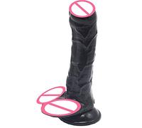 Jian E E- Simulación Pene-Adultos Juguetes Sexuales Molde de Raíz Masculina Fuerte y Estupendo Estimulante para Hombres y Mujeres El Material de PVC es Más Seguro // (Color : B)