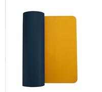 Jian Ya Na - Alfombrilla para ratón de piel sintética resistente al agua, para escribir, la oficina y el hogar, ultrafina de 2 mm, color Blue + Yellow 80 x 40 cm