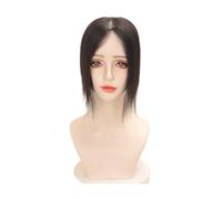 JIANBOHAIRS Adornos for el cabello for mujeres, cabello humano, postizos 3D de 360° con corona adelgazante