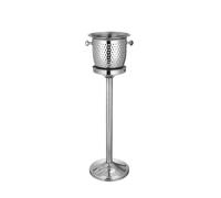 JIANBOHAIRS Champagne Bucket with Stand,5L Stainless Steel Ice-Bucket,Wine Chiller Buckets, for Wedding KTV Club BBQ Party Home Outdoor for Wine, Drinks, Bar, Beverage Cooler