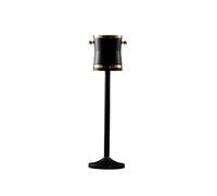 JIANBOHAIRS Champagne Ice Bucket with Stand,Wine Stainless Steel Ice-Buckets for Wine Beer KTV Club Bar BBQ Party Wedding for Wine, Drinks, Bar, Beverage Cooler(Black)