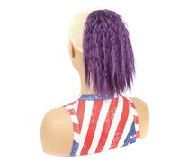 JIANBOHAIRS Extensión de cola de caballo con cordón de 28CM, extensiones de cabello de cola de caballo en capas ligeras y rizadas con Clip corto sintético for mujeres Daily Wear(73C)