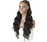 JIANBOHAIRS Extensiones de cabello de cola de caballo con cordón de 65CM for mujeres, peluca sintética Natural de cola de caballo ondulada y rizada larga for uso diario Daily Wear(2)