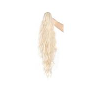 JIANBOHAIRS Extensiones De Cola De Caballo De 26 Pulgadas, Cola De Caballo Larga Ondulada Con Cordón For Mujer, Postizo Sintético For Uso Diario. Daily Wear(26-60)