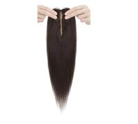 JIANBOHAIRS Human Hair Toppers for Women with ThinningHair, 2”x6”Silk Base, Clip-in Volume Enhancer, Natural-Looking,Breathable for Thinning Hair(12inch,Natural Black)