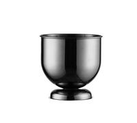 JIANBOHAIRS Ice Bucket,Portable Stainless Steel Wine Buckets for Champagne, Beer, Cocktails, Indoor, Outdoor, Camping, Picnic for Wine, Drinks, Bar, Beverage Cooler(Black,Large)