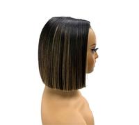 JIANBOHAIRS Peluca lisa con frontal de encaje 2x6, densidad 200, cabello humano vietnamita, sin pegamento, for mujer (200 g) for Thinning Hair(P1b/30)