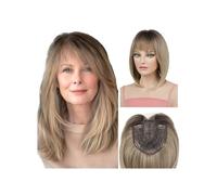 JIANBOHAIRS Peluca sintética de pelo para mujer, estilo bob corto con flequillo (RT2/10/613#)