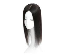 JIANBOHAIRS Toppers de cabello humano, postizos for mujeres con clip de parte media de adelgazamiento en la base cubierta 3D de 360°