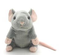 JIANEEXSQ Lindo juguete de peluche de rat n de simulaci n realista modelo de animal de peluche de rata colecci n de regalo para ni os