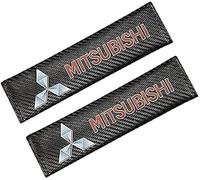 JiAnFacAI 2 Capas cinto segurança de Carro para Mitsubishi Eclipse Cross Lancer Mirage Outlander ASX Pajero,Shoulder Comfort Soft Seat Belt Cover Protetor,acessórios de assento