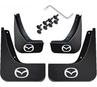 JiAnFacAI 4 Piezas Guardabarros Coche para Mazda3 2004-2009 2010-2013 2014-2018 2019-2025,Delantero Trasero Rueda Guardabarros Salpicaduras Externo Styling Accesorios
