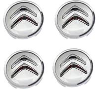 jianfengren 4 Tapas Centro Tapacubos para Citroën C1 C2 C3 C4 C5 Elysee Picasso 60mm, Accesorios de Tapa de Llanta de Coche Cubierta Protección contra Polvo,B
