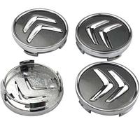 jianfengren 4 Tapas Centro Tapacubos para Citroën C3 C4 C5 Elysee Berling Xsara Picasso Cactus DS3 DS4 DS6 60mm, Accesorios de Tapa de Llanta de Coche Cubierta Protección contra Polvo,C