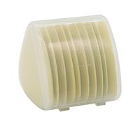 Jiangbered 10 Tizas Triangulares de Sastre, Tiza para Tela, Lápiz, Marcador de Tiza para Costura, Accesorios de Costura para Telas, Sastrería, Trazar, Bol, Amarillo, Individual