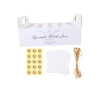 Jiangbered 5 Piezas de Bandeja para Confeti en Forma de Cono, Soporte para Exhibición, Caja para Ramo, Artesanía, Soporte Hueco Hecho a Mano, Decoración de Boda, Blanco y 20 Hoyos, Individual