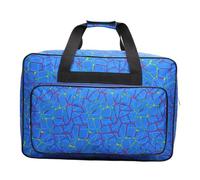 Jiangbered Bolsa Porta Máquina de Cierre Resistente Bolso Accesorio de Costura Bolsa de Mano Funda para Forro Acolchado Adecuada para Trans, Azul, Individual