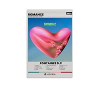 JIANGDANPPBEM Fontaines D.C.-Romance - Póster decorativo para decorar tu espacio, define tu estilo, 20 x 30 cm, sin marco, Fontaines D.C.-Romance