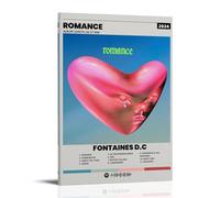 JIANGDANPPBEM Fontaines D.C.-Romance - Póster decorativo para decorar tu espacio, define tu estilo, 60 x 90 cm, marco Fontaines D.C.-Romance