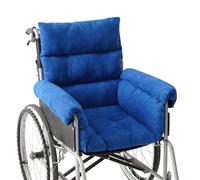 Jiangding Cojín suave para silla de ruedas, accesorios para sillas de ruedas que ayudan a prevenir la presión, apoyan el coxis y la espalda, antideslizante, se adapta a sillas de calentamiento de 45.7