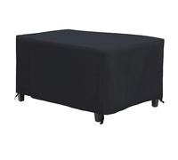 Jianghu Art - Funda impermeable para muebles de jardín al aire libre, 200 x 190 x 75 cm, 600D Oxford, se adapta a 6-12 asientos, protector de sofá de patio, funda de mesa de jardín