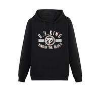 JIANGPANGUANLAN B.B. King King 12 Tour Westbury Men Hoodies Unisex tee Black Pullover Sweatshirts M