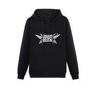 JIANGPANGUANLAN Babymetal Band Metal Resistance Men Hoodies Unisex tee Black Pullover Sweatshirts M