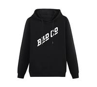 JIANGPANGUANLAN Bad Co Bad Company Logo Rock Legend Men Hoodies Unisex tee Black Pullover Sweatshirts L
