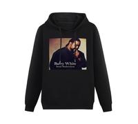 JIANGPANGUANLAN Barry White Soul Seduction Vinyl CD Cover Men Hoodies Unisex tee Black Pullover Sweatshirts XL
