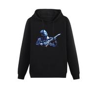 JIANGPANGUANLAN BB King Stage Pic Image Worldwide Tour Men Hoodies Unisex tee Black Pullover Sweatshirts S