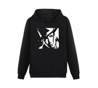 JIANGPANGUANLAN Humphrey Deforest Bogart Men Hoodies Unisex tee Black Pullover Sweatshirts S
