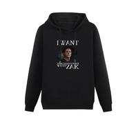 JIANGPANGUANLAN I Want Be Locked Down with Zak Bagans Adventures Men Hoodies Unisex tee Black Pullover Sweatshirts XXL