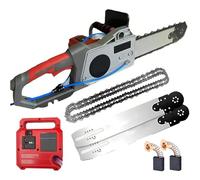 JIANGYUXINLI Motosierra de Mano para Hormigón 5800W/6500W - Cortadora de Hormigón Eléctrica con Cadena de Diamante, 35/48 cm, Sierra de Mano para Cortar Muros, Bomba de Agua, 2 Escobillas De Carbón