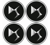 JIANGZP 4 Piezas Coche Tapas Centrales para DS 7 2022-, Tapabujes Rueda Tapa Centro Llantas Buje Herrumbre Tapacubos Cubo Tapon Central