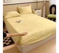 JIANINGHOME Colcha de franela de 200 x 220 pulgadas, sábana bajera ajustable acogedora de cachemira