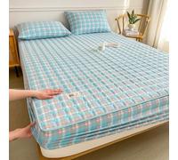 JIANINGHOME - Sábana bajera acolchada (150 x 200 cm), protector de colchón ultra suave y transpirable