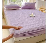 JIANINGHOME Sábana bajera impermeable de 140 x 200, sábana bajera ajustable acolchada de hasta 30 cm de altura de colchón, cómodo tejido de microfibra, fácil de limpiar